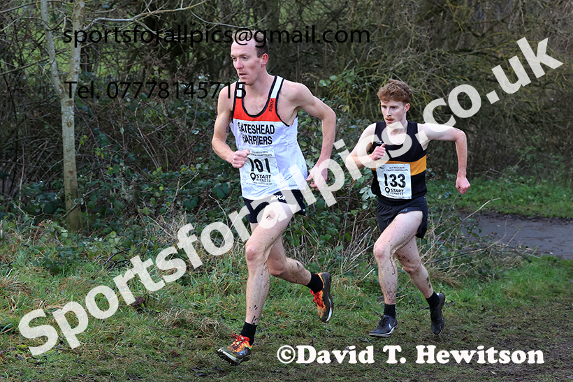 Senior mens 2024 NECAA Cross Country Champs., Temple Park, South Shields. Photo: David T. Hewitson/Sports for All Pics